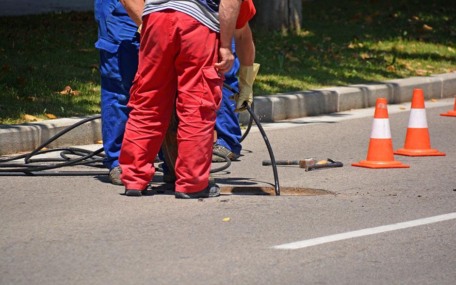 travaux assainissement Aubergenville
