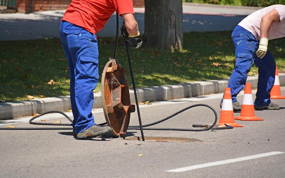 travaux assainissement Aubergenville